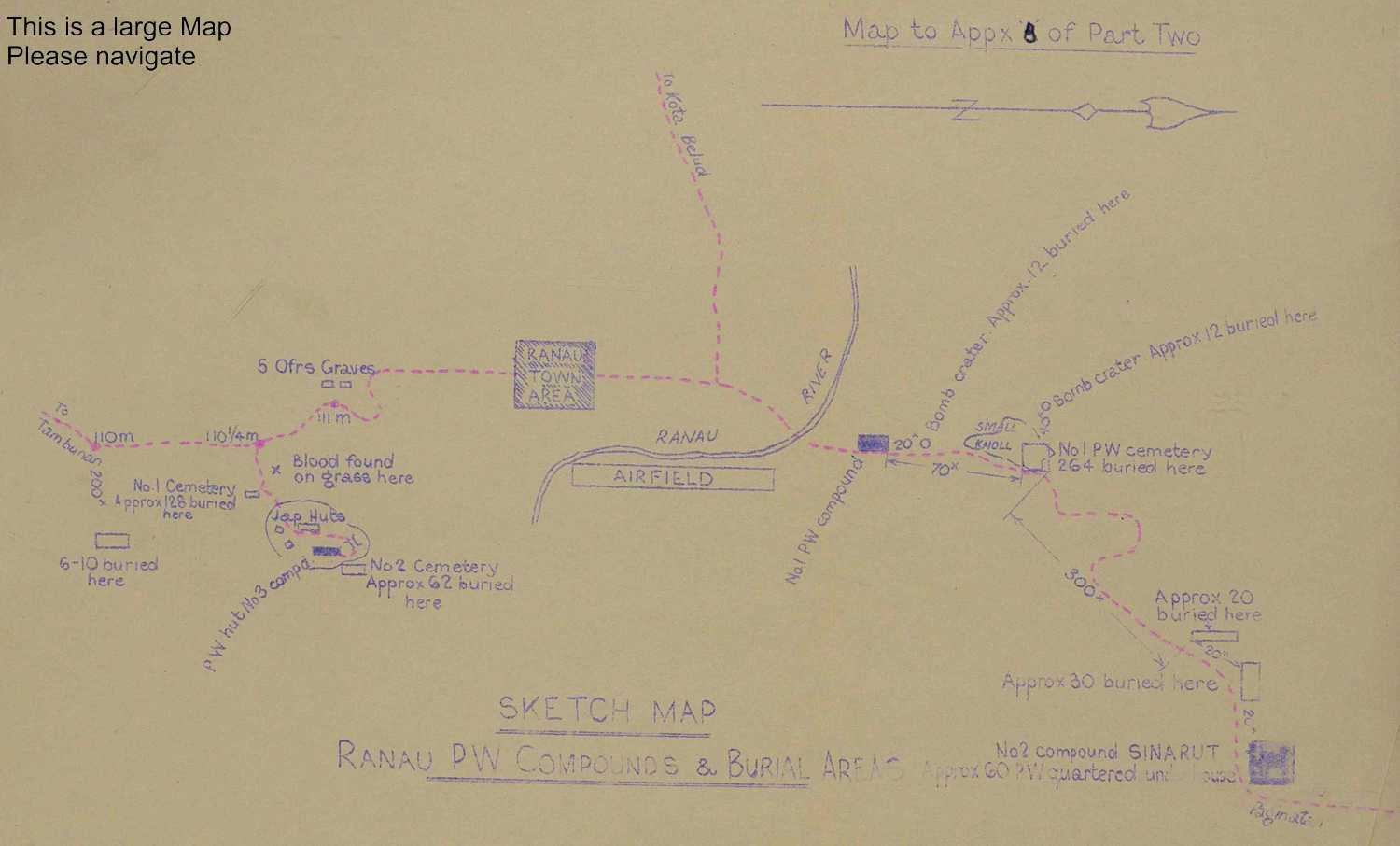 Ranau PoW Compounds and Burial Areas-1