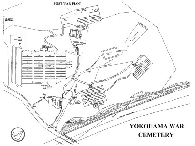 Yokohama War Cemetery Plan