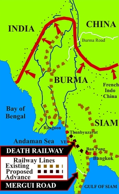 Map of Mergui Road - General