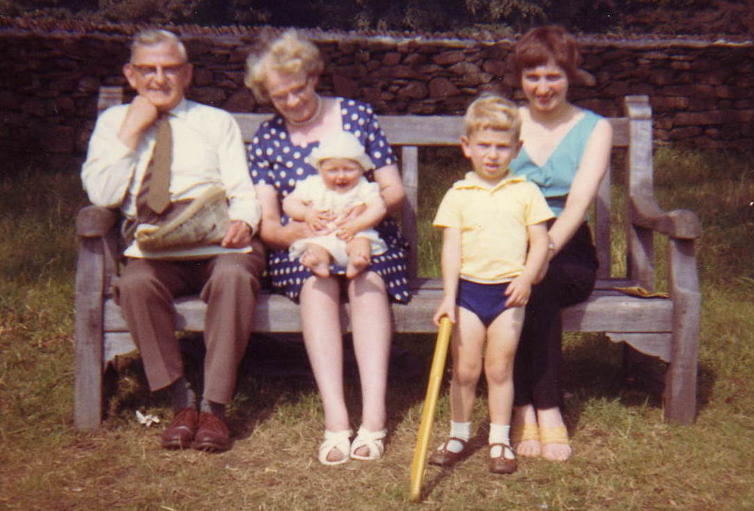Dewison-Fred, with Hilda and daughter in law, Marion 1965