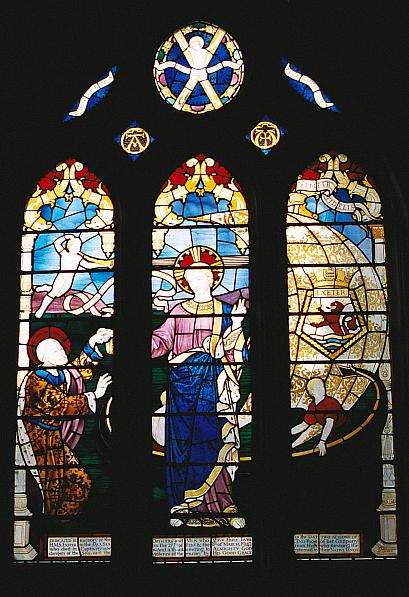 HMS Exeter Glass Window at Exeter Cathedral -1