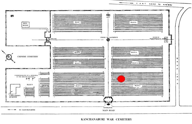 Mason-Harold - Kanchanaburi War Cemetery Site Plan