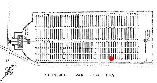 Nash-Thomas-Wilfred-Chunkai War Cemetery Plan