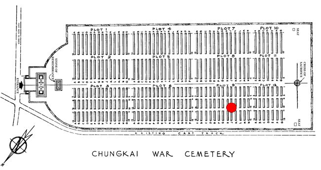 Pearce-Bernard-Philip Chunkai War Cemetery Plan
