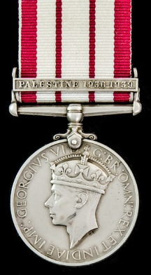 Naval General Service Medal 1915-1962 GVI Palestine 1936-1939