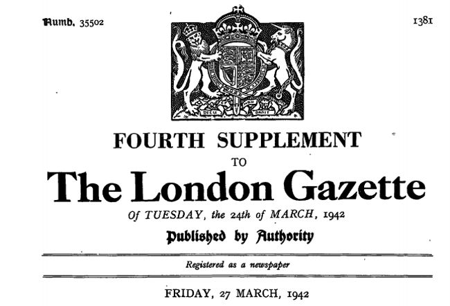 Stilling-Stanley-Gordon-London Gazette-11a